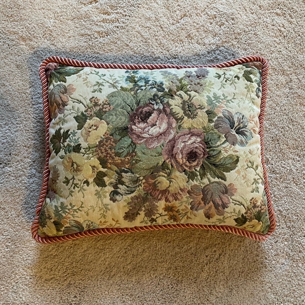 Floral Decor Pillow